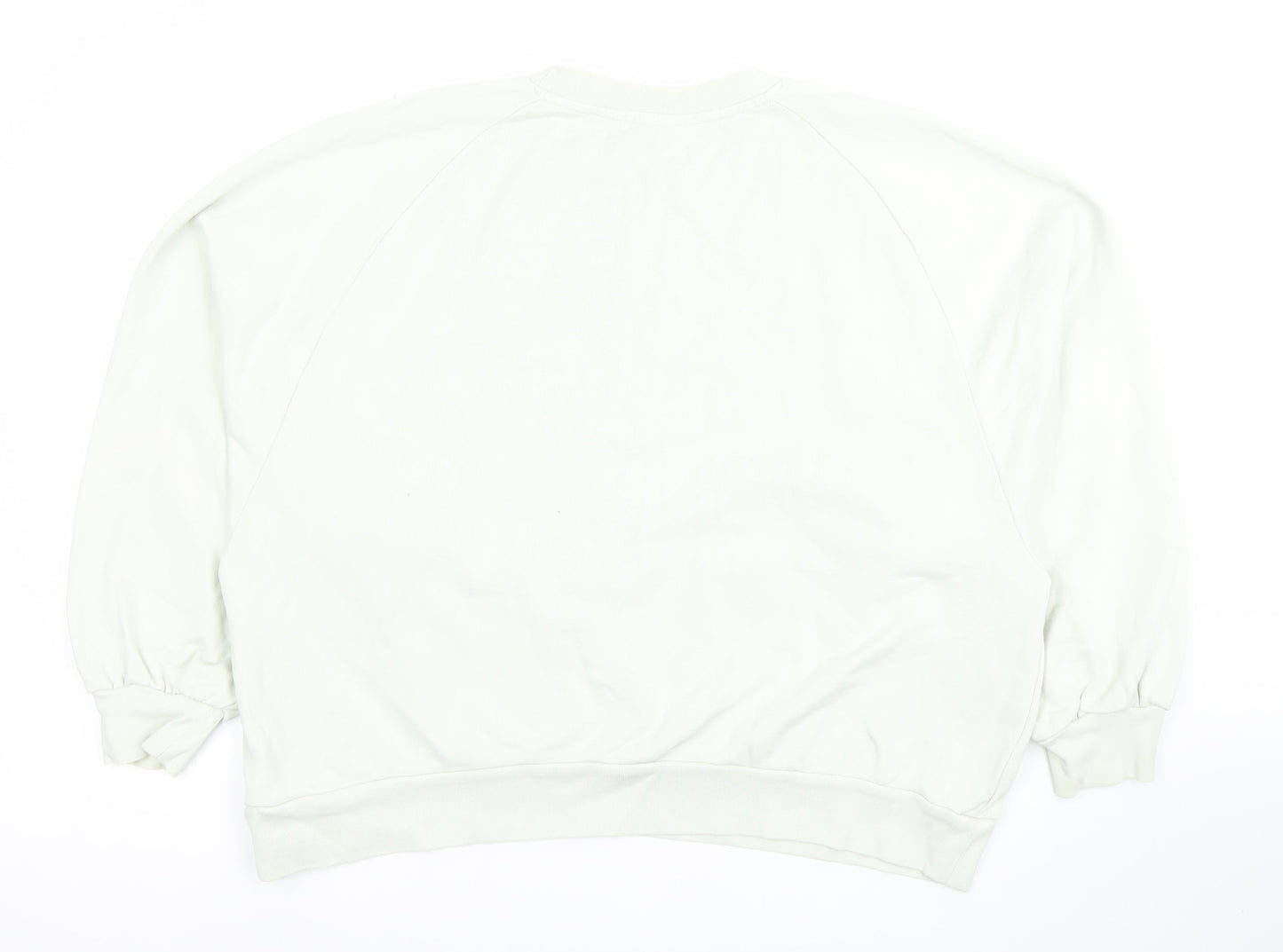 Womens UK Size L Levi's White Pullover Sweatshirt