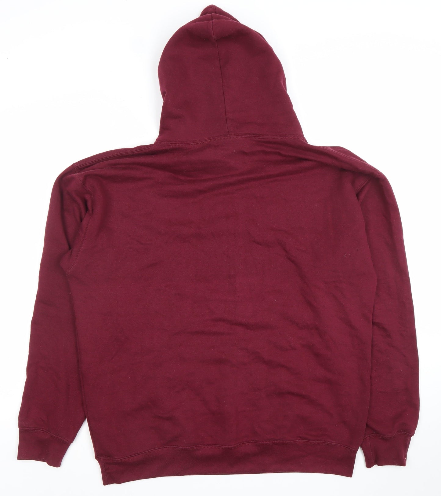 Club Classic Men's Red Pullover Hoodie L Eat Sleep Football Print