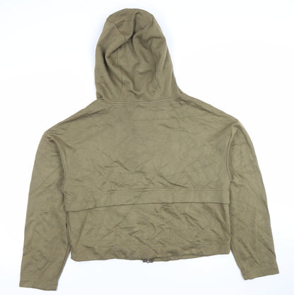 Scotch & Soda Women’s Khaki Full Zip Hoodie XS Cotton Blend