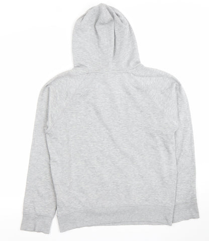 Cotton On Women's Grey Graphic Print Pullover Hoodie Size M