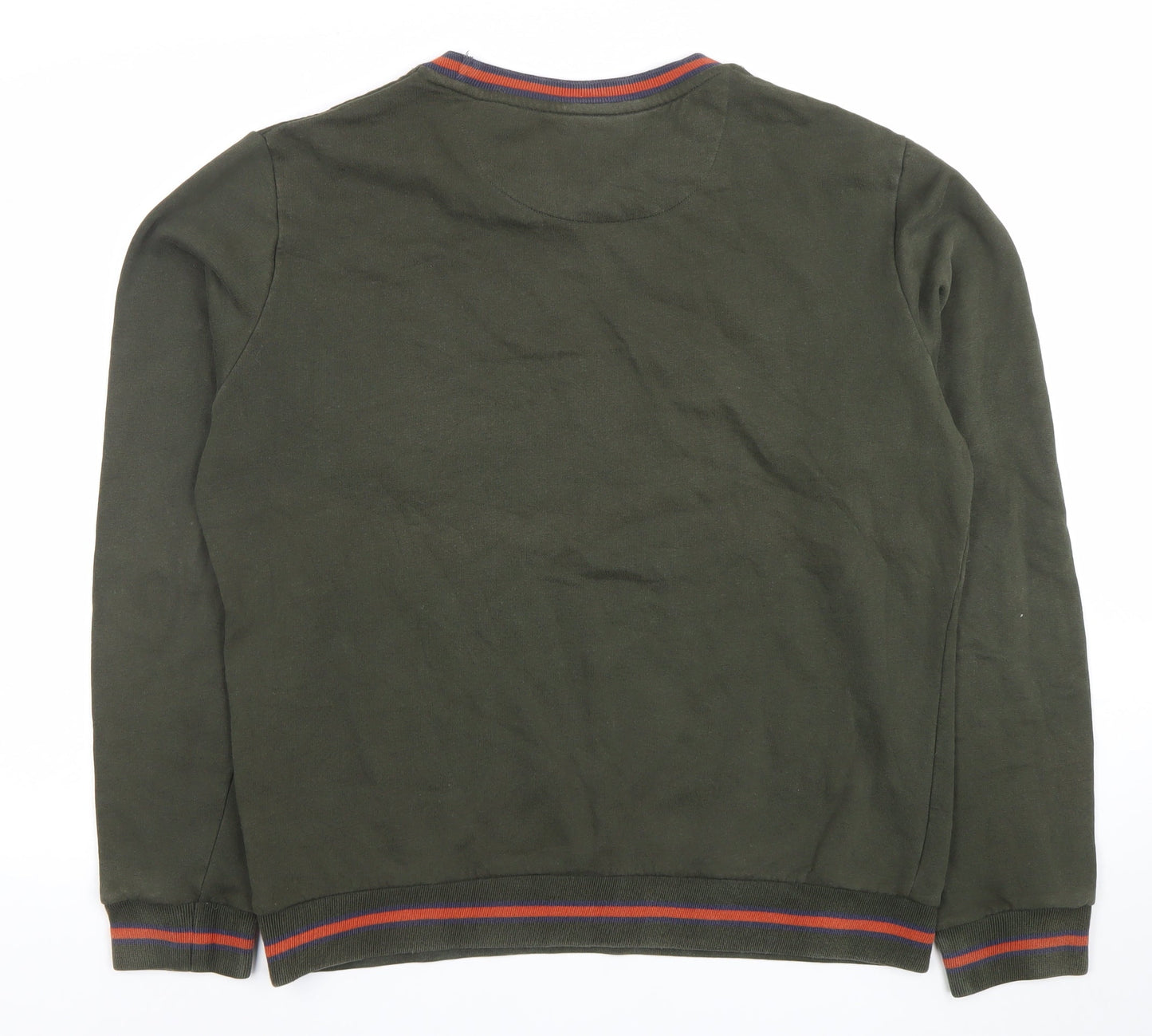 Brave Soul Men’s Green XL Crew Neck Pullover Sweatshirt