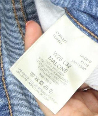 Lee Women's Blue Skinny Jeans Size 12 Malone Style Slim Fit Denim