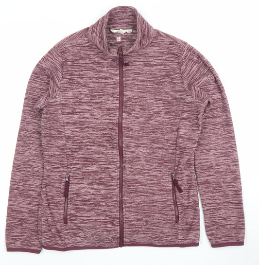 Mountain Warehouse Womens Purple Fleece Full Zip Jacket UK 10