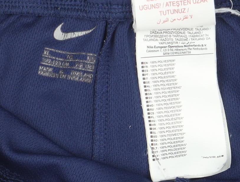 Nike Boys Blue XL Athletic Football Activewear Shorts