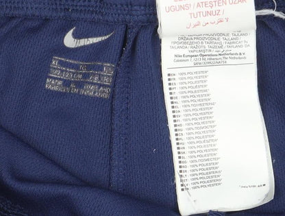 Nike Boys Blue XL Athletic Football Activewear Shorts