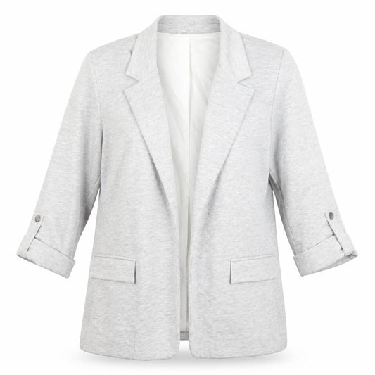 SOSANDAR Womens Grey Size 12 Classic Blazer Jacket