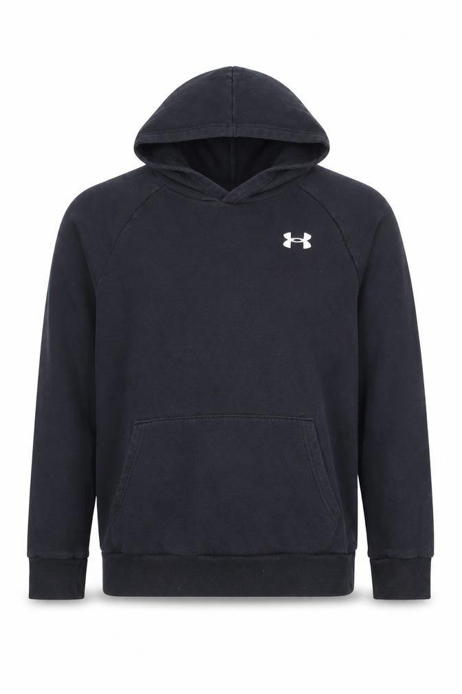 Boys UK Size 13-14 Years Under armour Black Pullover Hoodie