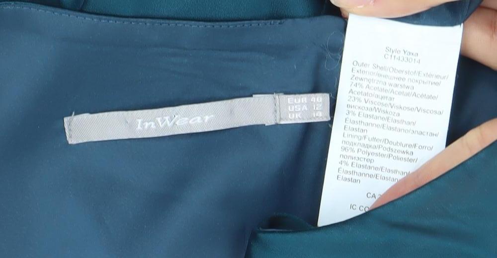 Ivywear Women Blue Satin Bodycon Knee Length Dress Size 12