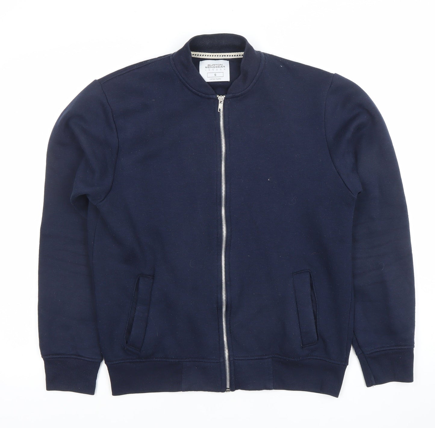 Burton Menswear London Men’s Blue Full Zip Sweatshirt Size S