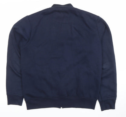 Burton Menswear London Men’s Blue Full Zip Sweatshirt Size S