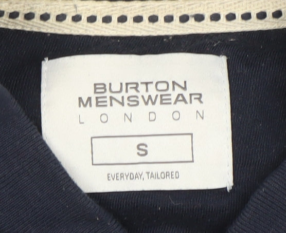 Burton Menswear London Men’s Blue Full Zip Sweatshirt Size S