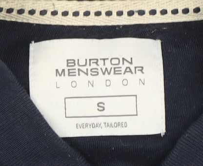 Burton Menswear London Men’s Blue Full Zip Sweatshirt Size S