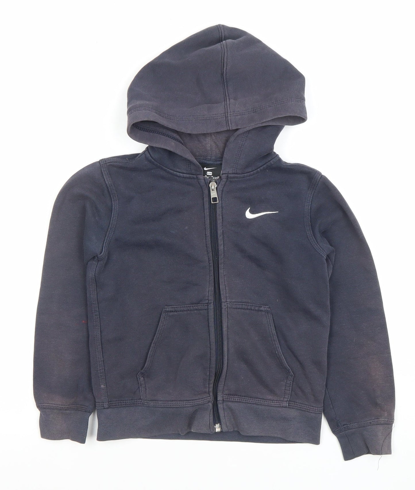 Boys UK Size 5-6 Years Nike Black Full Zip Hoodie
