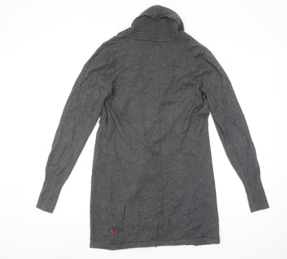 Jackpot Daily Women Grey Knit Cardigan Small Long Sleeve Wrap Style