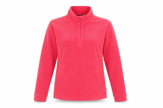 GO Sport Women's Pink Fleece 1/4 Zip Pullover Sweatshirt Size S