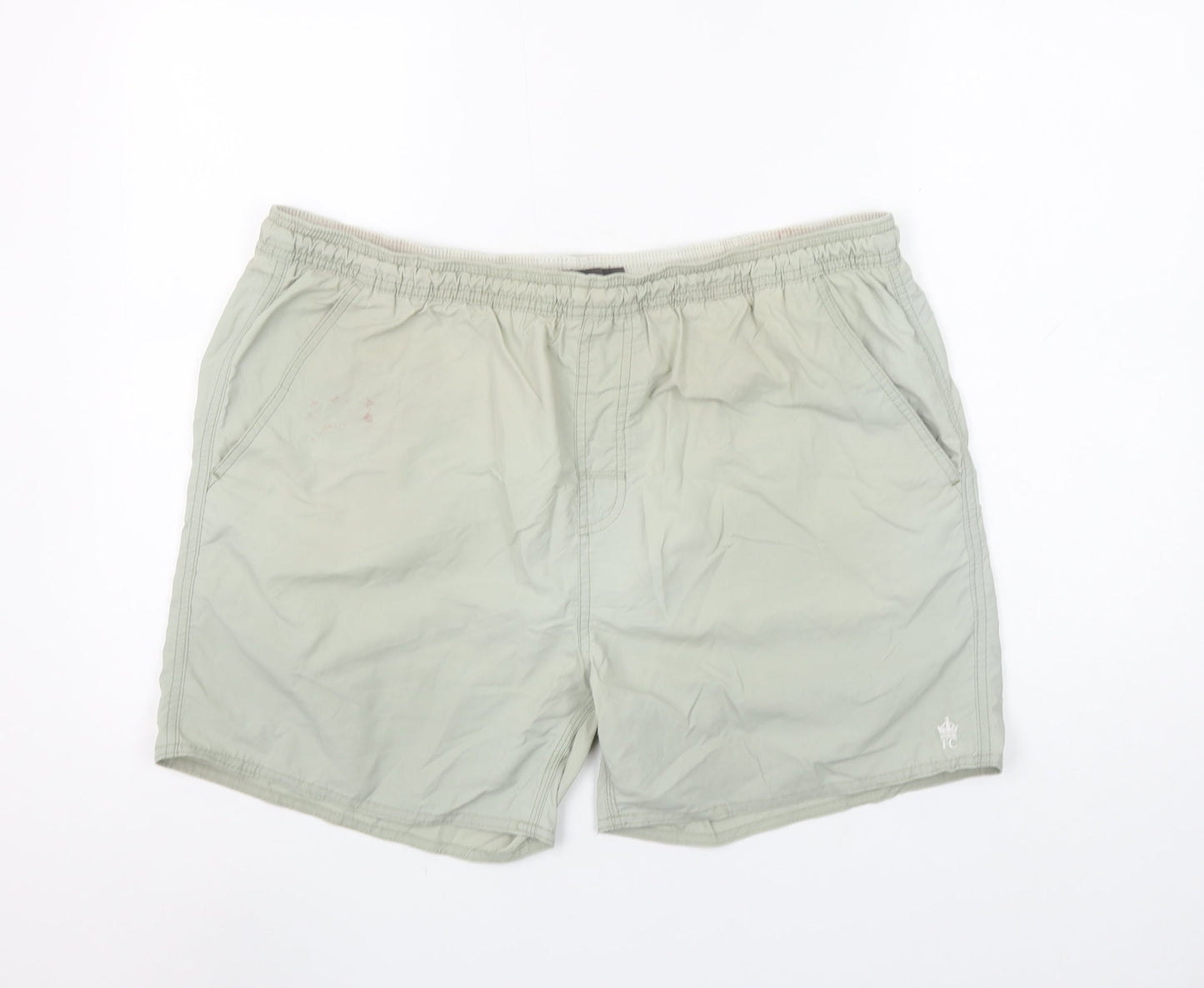 French Connection Men's Beige XL Swim Shorts Quick Dry Nylon