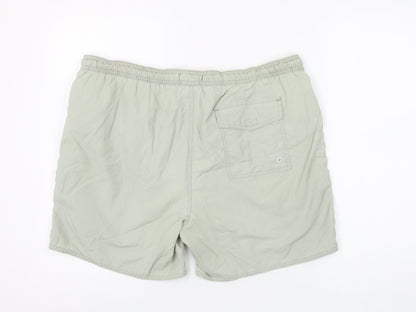 French Connection Men's Beige XL Swim Shorts Quick Dry Nylon