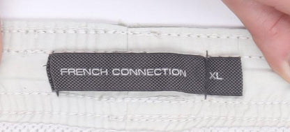 French Connection Men's Beige XL Swim Shorts Quick Dry Nylon