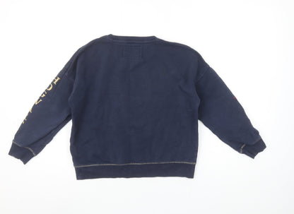 Marks and Spencer Girls Navy Harry Potter Hogwarts Sweatshirt 9-10 Years