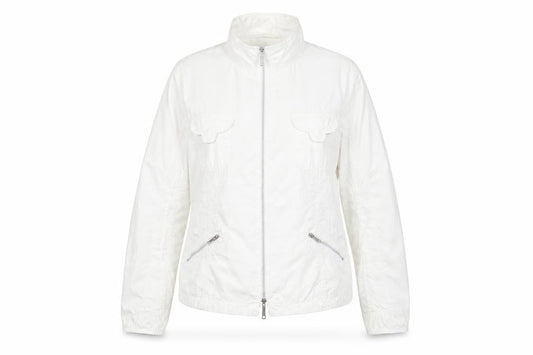 Bianca Women’s White Lightweight Full Zip Jacket Size 12