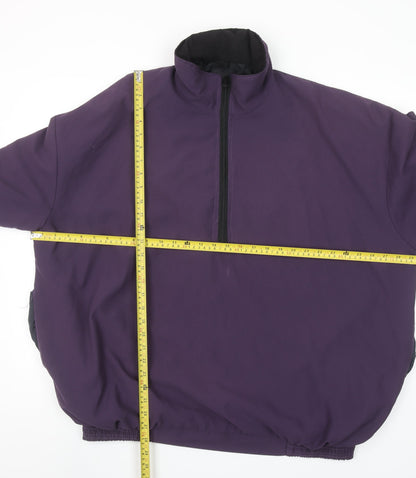 Cape Crest Men's Purple XL 1/4 Zip Softshell Casual Jacket