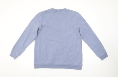 TOG24 Women's Blue Crew Neck Pullover Sweatshirt Size 14
