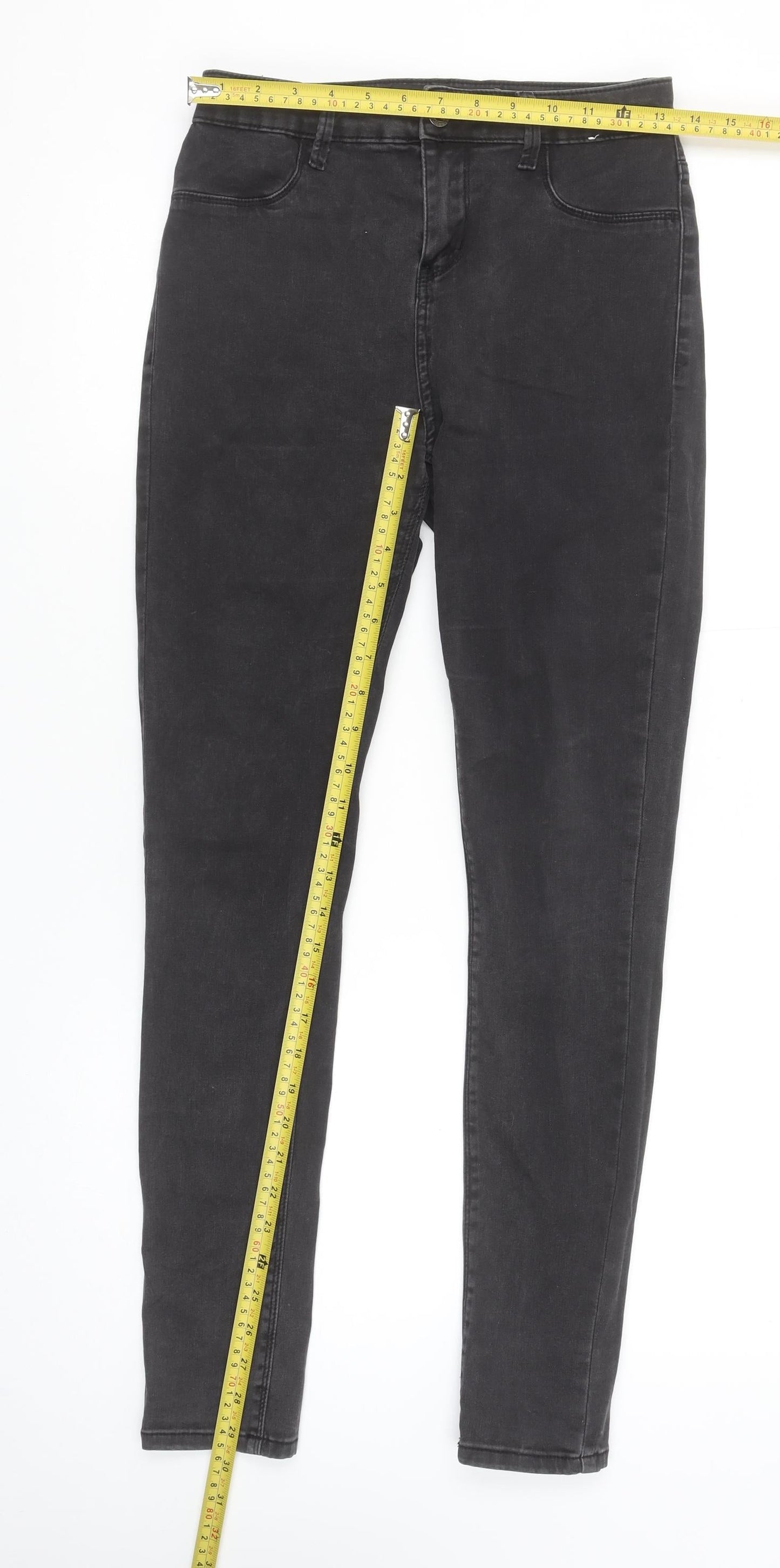 Denim Co. Women’s Black Skinny Jeans Size 10 Slim Fit Stretch Denim