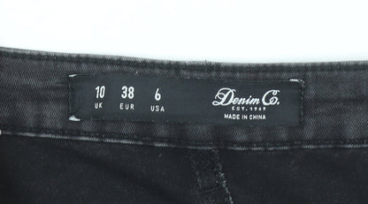 Denim Co. Women’s Black Skinny Jeans Size 10 Slim Fit Stretch Denim