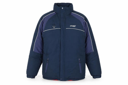 Azzurri Sport Men Blue S Puffer Jacket Insulated Mid-Length Winter Coat