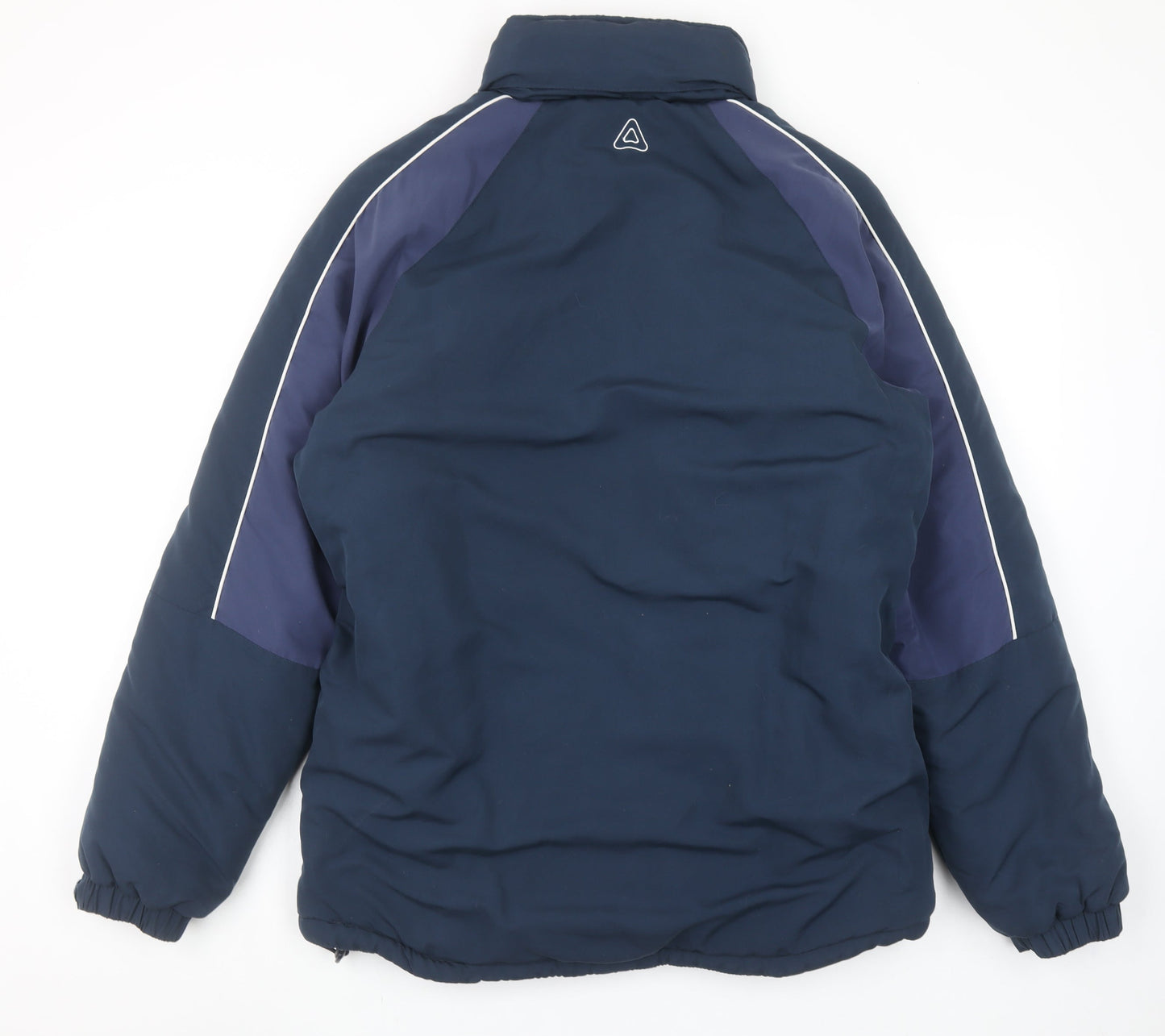 Azzurri Sport Men Blue S Puffer Jacket Insulated Mid-Length Winter Coat