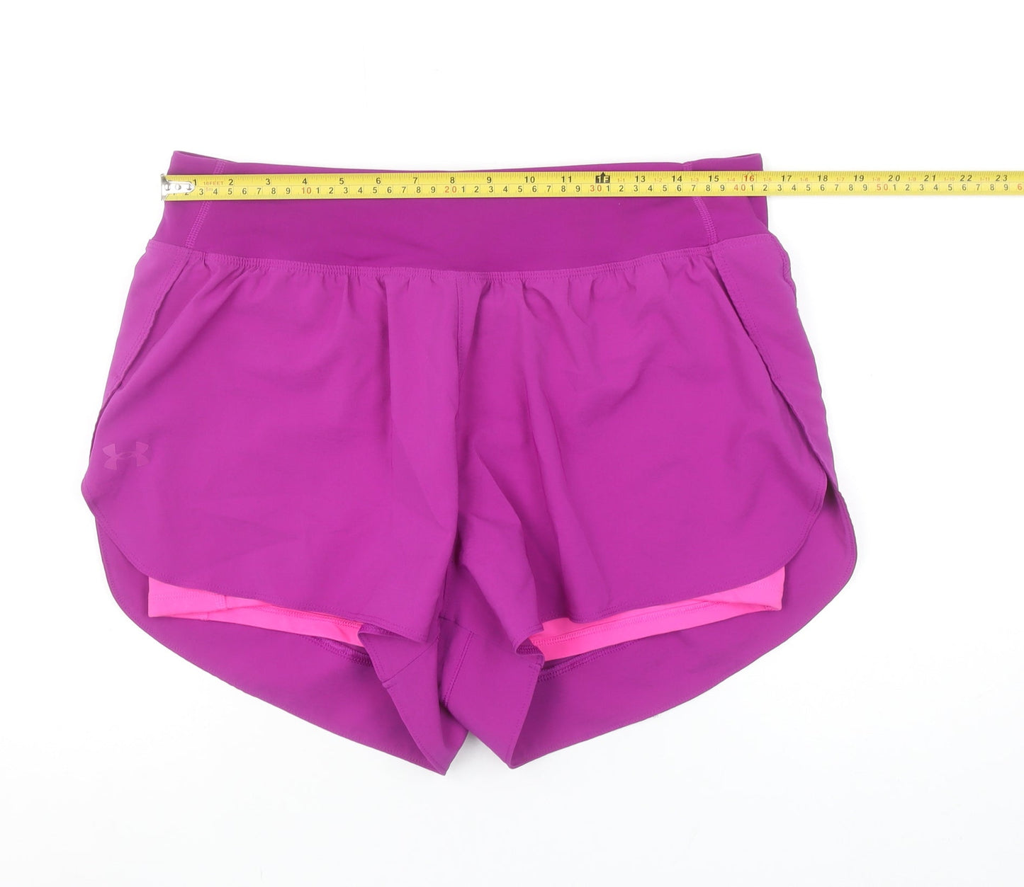Under Armour Womens Purple XL Athletic Running Shorts