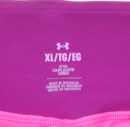 Under Armour Womens Purple XL Athletic Running Shorts