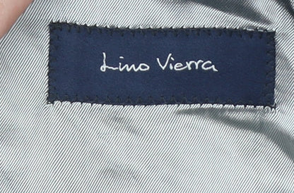Lino Vierra Men's Grey 42S Wool Blend Classic Blazer Jacket
