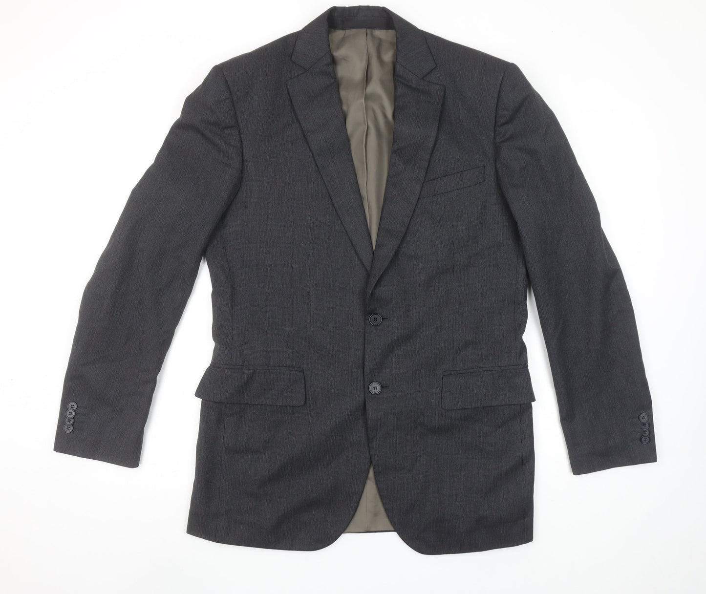 Marks and Spencer Mens Grey 38L Regular Fit Suit Jacket