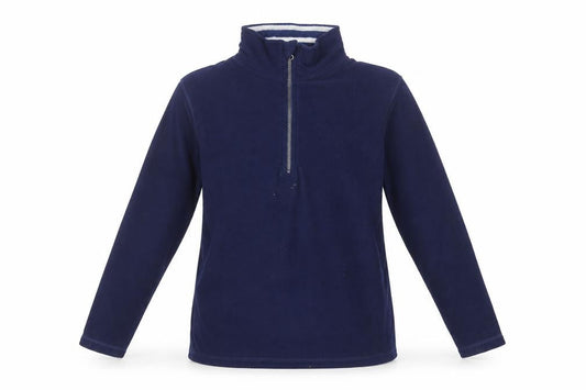 Gap Womens Navy Blue Fleece Pullover Sweatshirt L 1/2 Zip