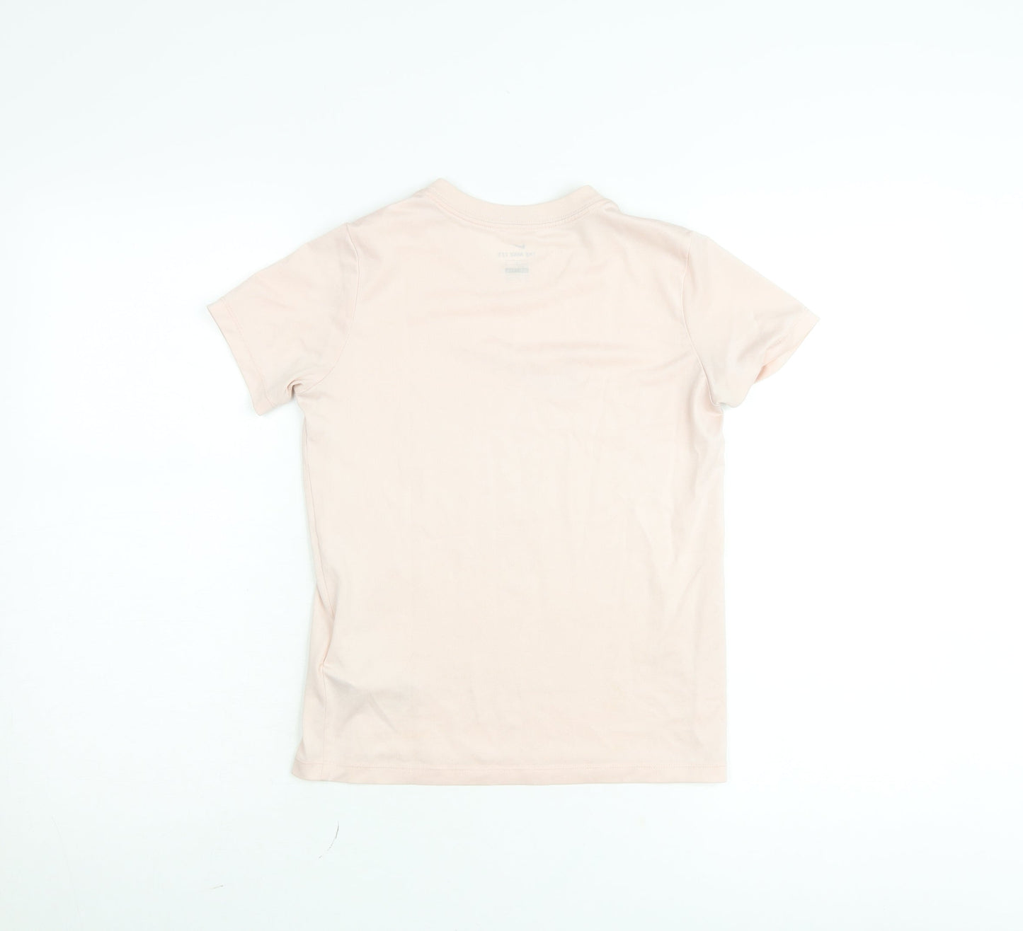 Nike Teens Pink Dri-Fit V-Neck Sports T-Shirt Size XS