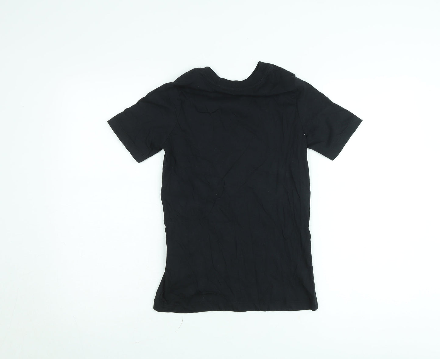 Nike Women’s Black Air Logo Short Sleeve Cotton T-Shirt M