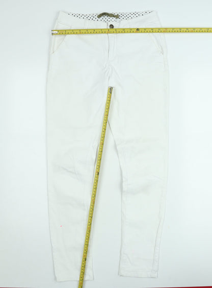 LOVE Jeans Women's White Size 8 Straight Leg Denim Jeans