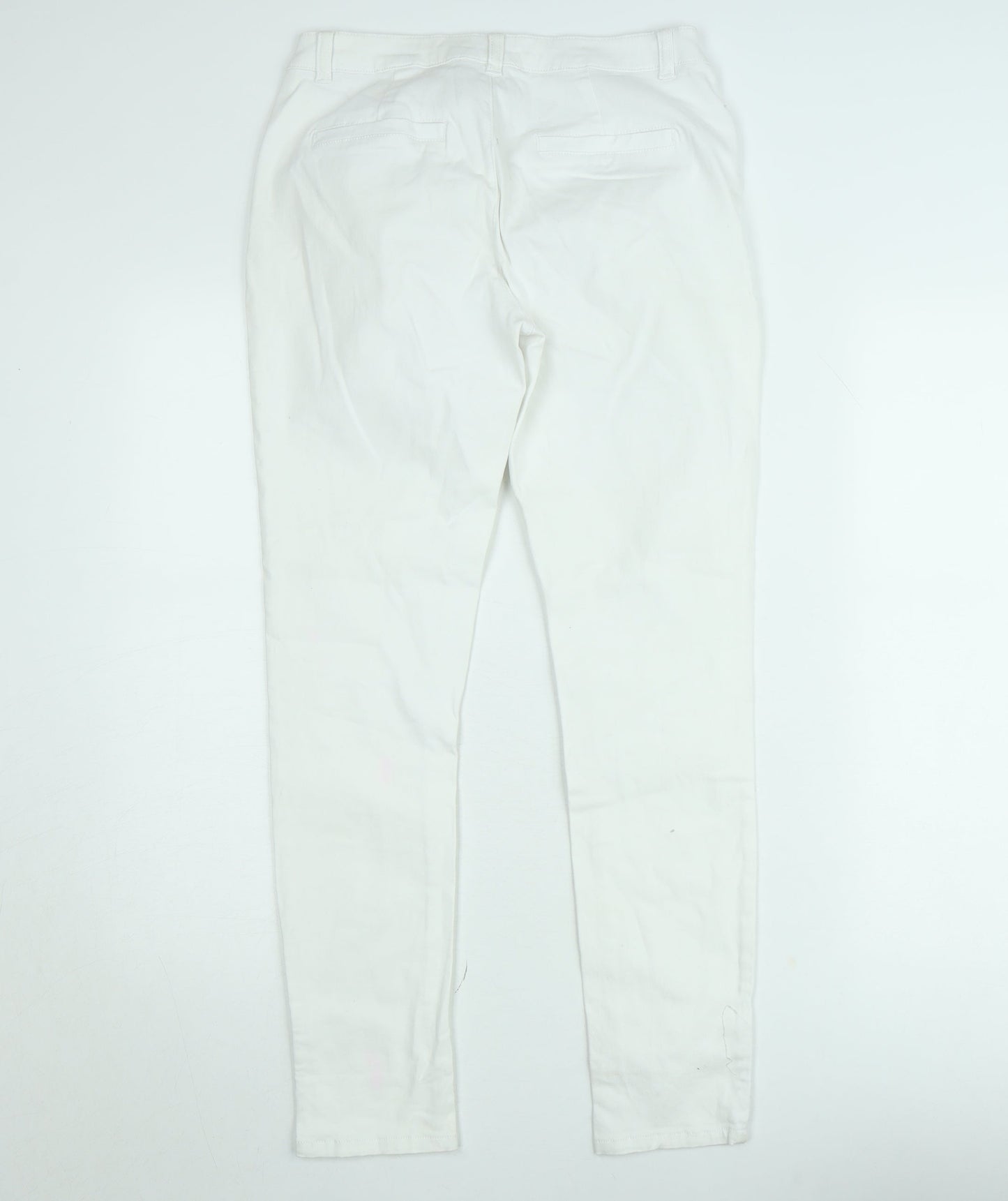 LOVE Jeans Women's White Size 8 Straight Leg Denim Jeans