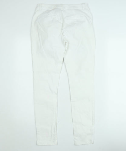 LOVE Jeans Women's White Size 8 Straight Leg Denim Jeans