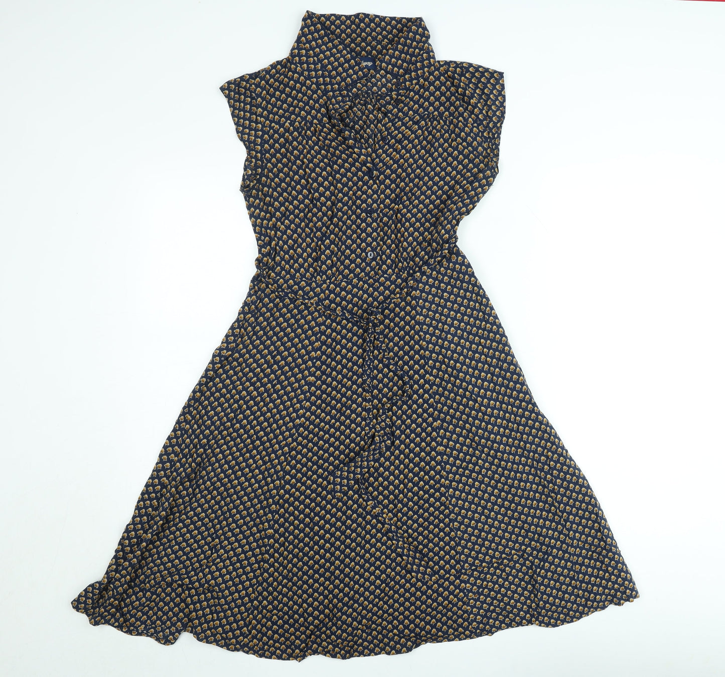 Princess Highway Women’s Blue Floral Shirt Dress Size 6