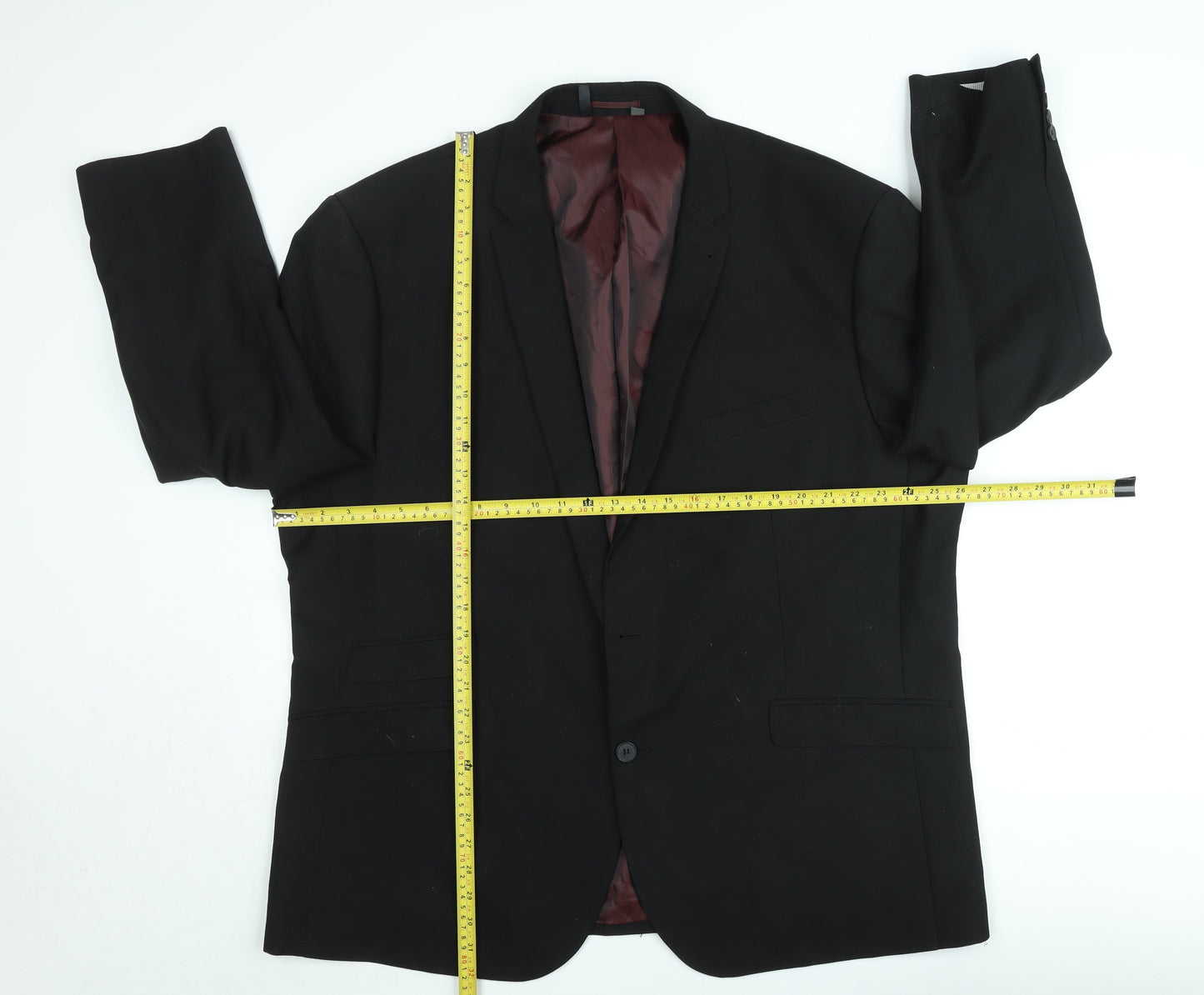 Williams & Brown London Black Women's Size 50 Classic Blazer