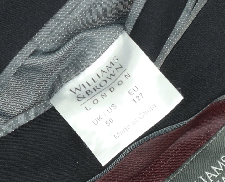 Williams & Brown London Black Women's Size 50 Classic Blazer