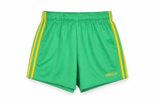 O'Neills Boys Green Athletic Shorts 28 cm Waist Elastic Waistband Polyester