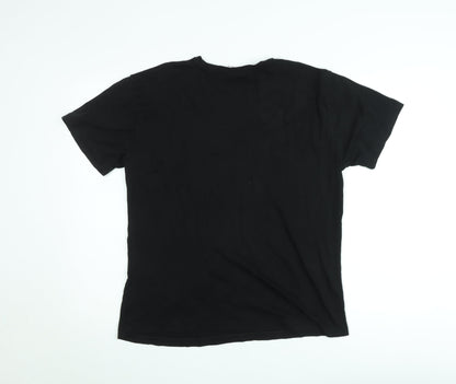 Superdry Men's Black XXL Osaka City Vintage Graphic T-Shirt