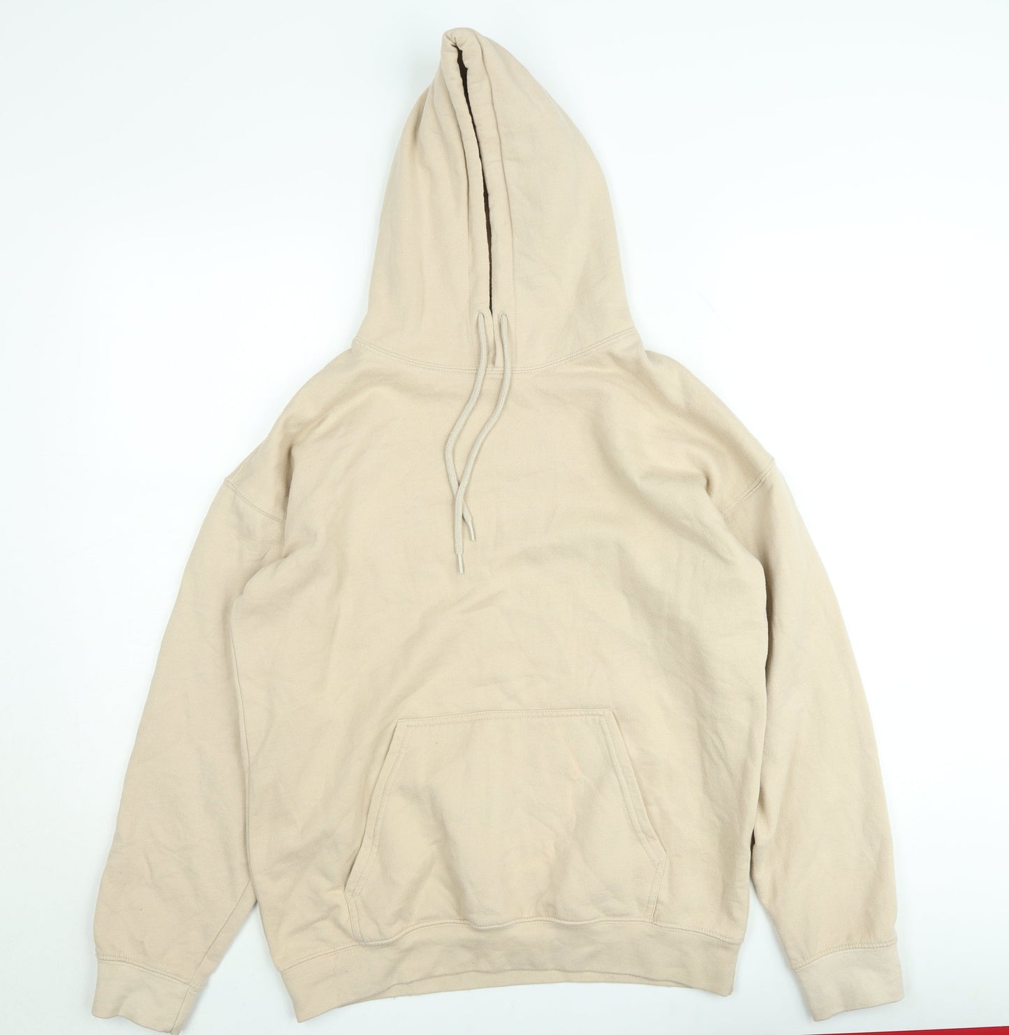 PrettyLittleThing Women Beige Angel Energy Pullover Hoodie Size S