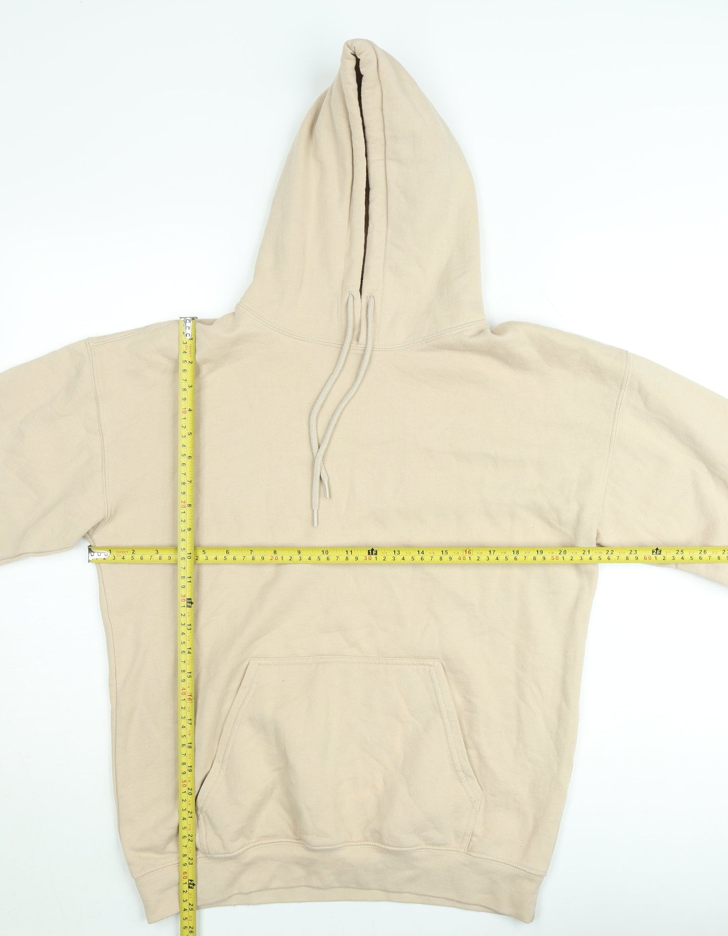 PrettyLittleThing Women Beige Angel Energy Pullover Hoodie Size S