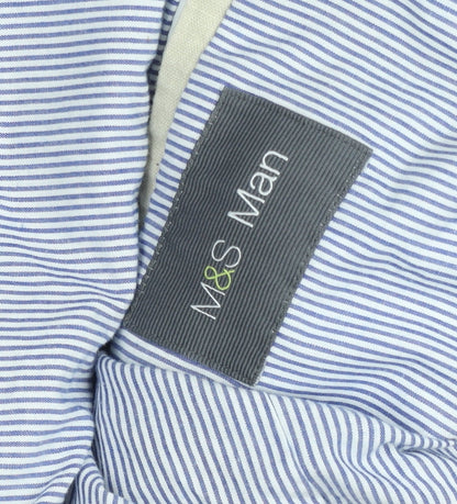 Marks and Spencer Men’s Beige Linen Cotton Blazer Jacket 44S