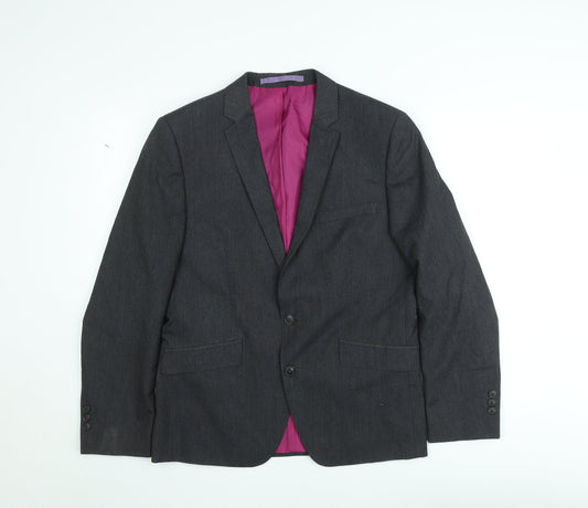 Mens UK Size 40 Marks and Spencer Regular Grey Suit Jacket
