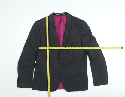 Mens UK Size 40 Marks and Spencer Regular Grey Suit Jacket